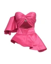 Jijil Woman Top Fuchsia Size 12 Polyester In Pink