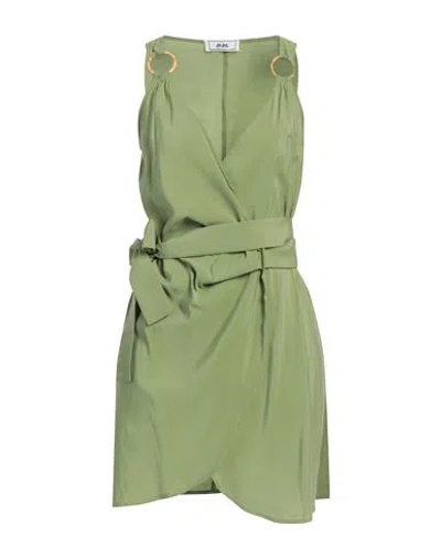 Jijil Woman Top Light Green Size 2 Viscose, Polyester
