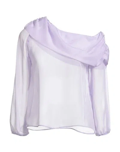 Jijil Woman Top Lilac Size 10 Polyester In Purple
