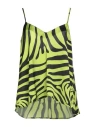 Jijil Woman Top Lime Green Size 8 Polyester In Green