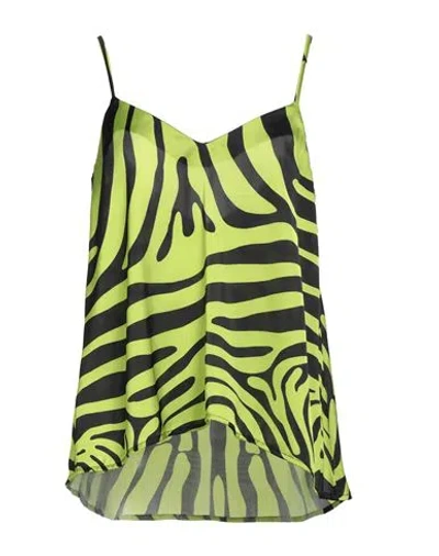 Jijil Woman Top Lime Green Size 8 Polyester