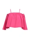 Jijil Woman Top Magenta Size 4 Cotton, Polyamide, Elastane