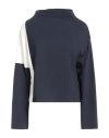 Jijil Woman Top Navy Size 8 Viscose, Polyester, Elastane In Blue