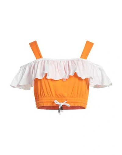 Jijil Woman Top Orange Size 6 Cotton