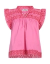 Jijil Woman Top Pink Size 8 Cotton, Polyamide, Elastane In Pink