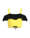 Jijil Woman Top Yellow Size 8 Cotton