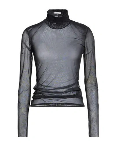 Jijil Woman T-shirt Black Size 2 Polyamide, Elastane