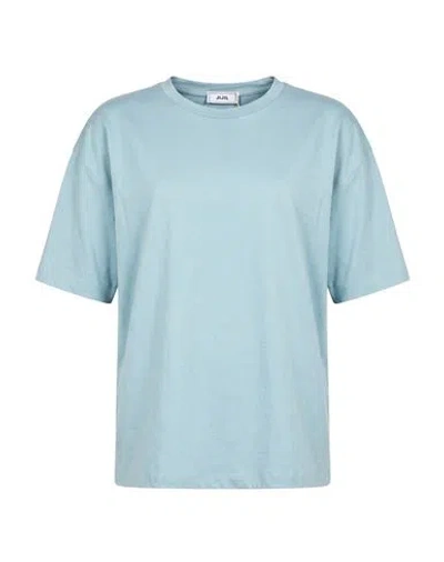 Jijil Woman T-shirt Slate Blue Size 12 Cotton