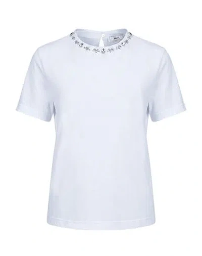Jijil Woman T-shirt White Size 10 Cotton