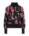 Jijil Woman Turtleneck Black Size 4 Acrylic, Mohair Wool, Polyamide, Polyester In Black
