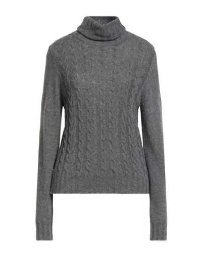 Jijil Woman Turtleneck Grey Size 8 Polyamide, Wool, Viscose, Cashmere