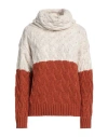 Jijil Woman Turtleneck Off White Size 8 Acrylic, Viscose, Wool, Alpaca Wool