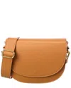 Jijou Capri Hilly Leather Satchel In Brown