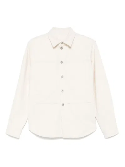 Jil Sander+ Cotton Denim Shirt In Neutrals