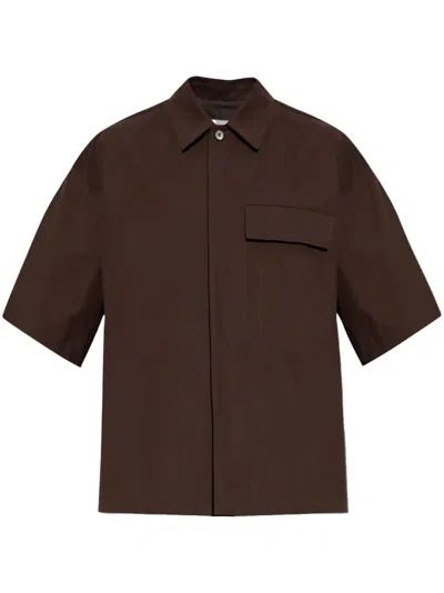 Jil Sander+ Cotton Shirt In Brown