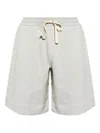 Jil Sander+ Cotton Track Shorts In Grey