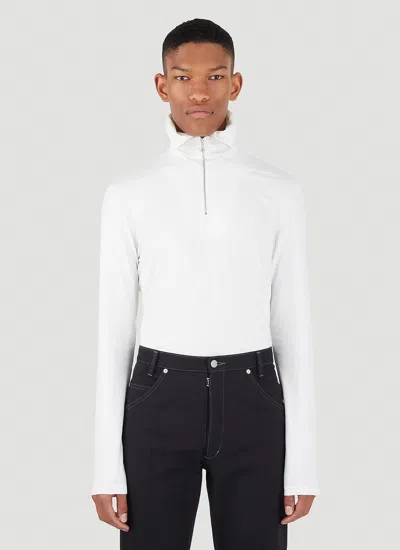 Jil Sander+ High-neck Zipped Top In White