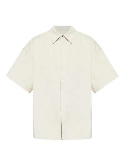 Jil Sander+ Logo-patch Shirt In Neutrals