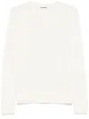 Jil Sander+ + Merino-wool Sweater In White