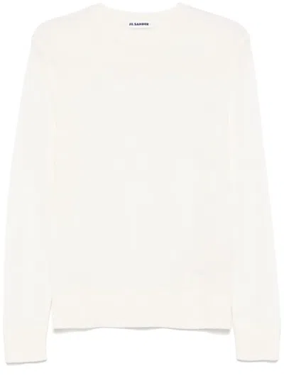 Jil Sander+ + Merino-wool Sweater In White