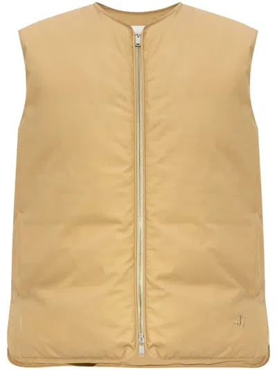 Jil Sander+ Padded Gilet In Neutrals