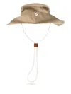 Jil Sander Classic Wide-brim Hat With Adjustable Elastic Band In Nude