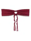 Jil Sander Tangle Bikini Top In Red
