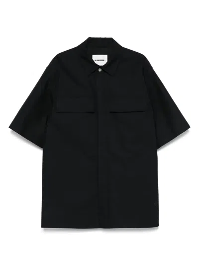 Jil Sander+ Water-repellent Shirt In Blue