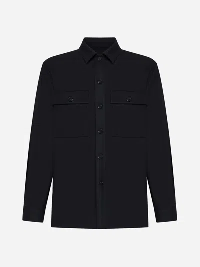 Jil Sander+ Wool Shirt Jacket In Black