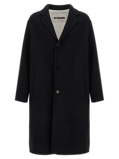 Jil Sander 01' Coat In Black