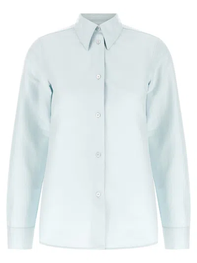 Jil Sander Shirt 01 Collared Neck Long Sleeves In Blue