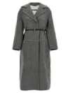 Jil Sander Single-breasted Belted Coat