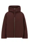 Jil Sander 06 Puffer Jackets Bordeaux In Burgundy