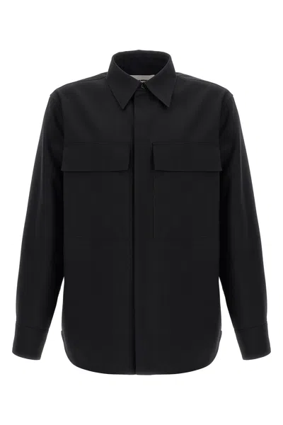 Jil Sander Wool Shirt In Multicolor