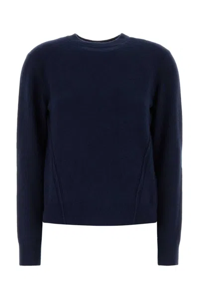 Jil Sander 100% Cashmere Sweater In Blue