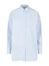 Jil Sander Oversized Button-up Shirt In Blue