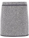 Jil Sander "102 W Trim" Skirt Clothing In Gray
