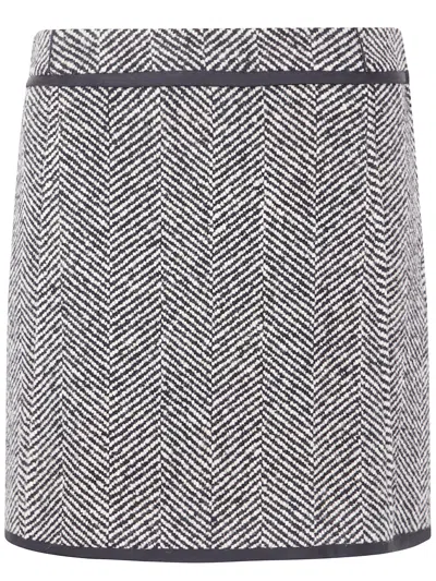 JIL SANDER 102 W TRIM SKIRT,MWL301A.F0013