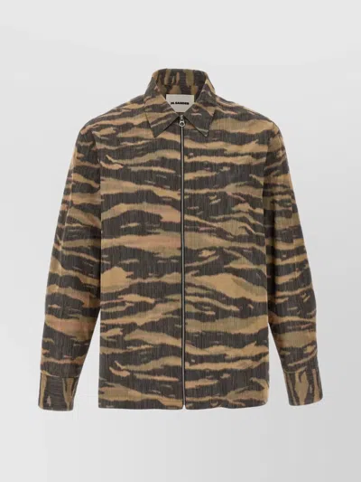 Jil Sander '106' Camouflage Print Shirt