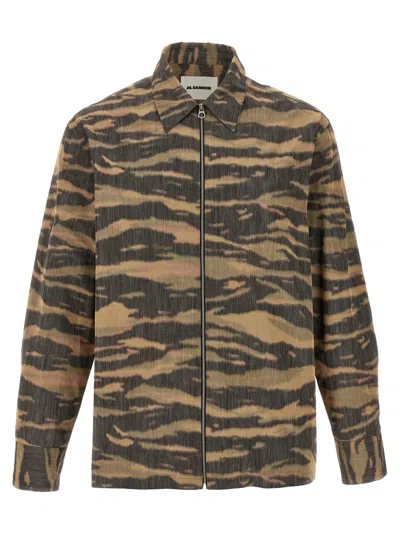 Jil Sander '106' Shirt In Brown
