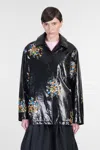 Jil Sander Outershirt 04 Casual Jacket In Black Linen