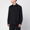 Jil Sander Black Wool Shirt With Pockets Men