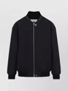 Jil Sander Zip-up Bomber Jacket In Black