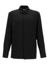 Jil Sander Tailored Long Sleeves Point Collar Shirt In Black