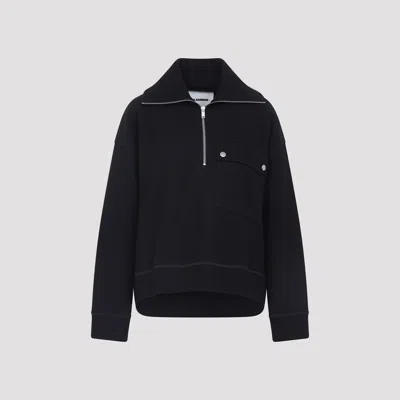 Jil Sander Sweatshirt 124 Hn Ls In Black