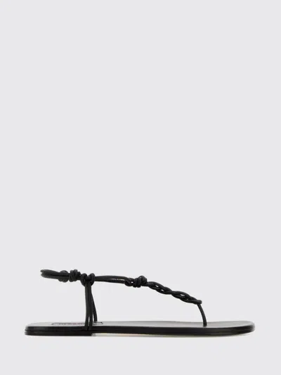 Jil Sander Heeled Sandal Woman Color Black In Multi