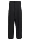 Jil Sander Wool Straight-leg Trousers In Black