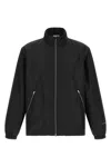 Jil Sander Polyester Jacket High Collar Elastic Cuffs In Black