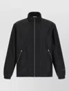 Jil Sander Polyester Jacket High Collar Elastic Cuffs In Black
