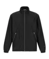 Jil Sander Polyester Jacket High Collar Elastic Cuffs In Black